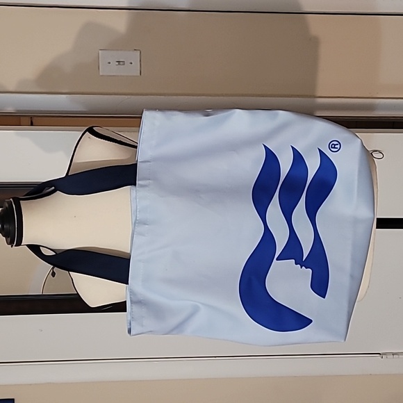 Princess Cruises Casino Spin & Sail blue multi-colored Tote Bag - Picture 3 of 3